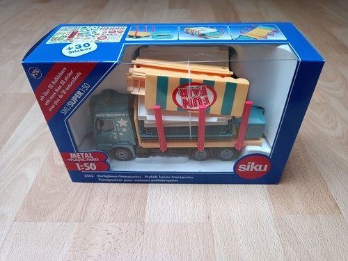 Siku mercedes arocs - siku, fertighaus