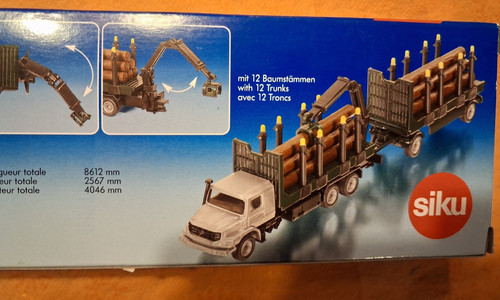 Mercedes holztransporter 87 - holztransporter, 1:87
